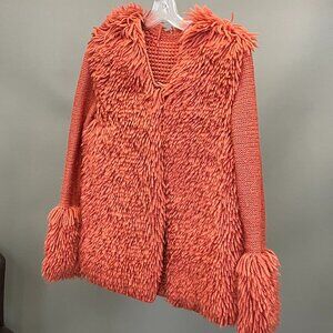 Vintage Pink Tufted Sweater